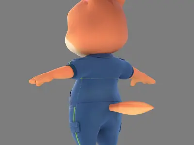chipmunks 3D model