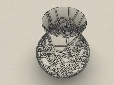 Vase Design Parametric Design Grasshopper Rhino Files Download 3D model