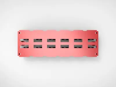 Modular trailers 3D model