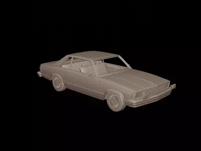 Chevrolet malibu classic 1980 two doors 3D print model