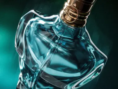 Jean Paul Gaultier Le Beau Edt Perfume Bottle   3D model