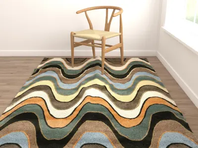 Rugs No 115 Low-poly 3D model