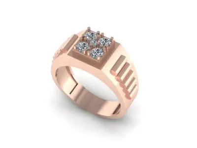 men ring 3D print model