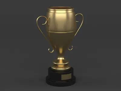 Cups Trophy 3D model 14