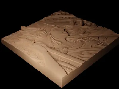 Frigg CNC 3d Print High Relief Sand Casting 3D print model