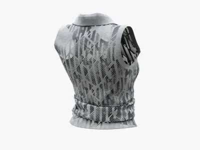 Womens Sport Shirt Low-poly 3D model