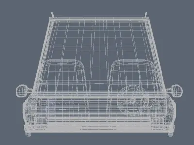 Car cartoon 3D model