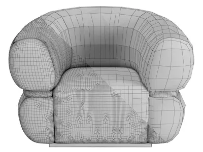 Malibu Armchair 3D model