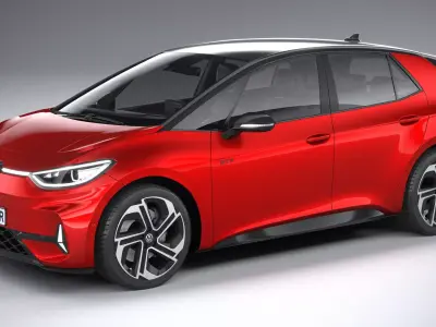 Volkswagen ID3 GTX 2025 3D model