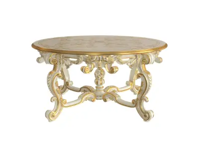 Victorian center table by Modenese 3D model