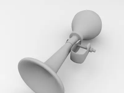 Classic Bike Horn 3D model