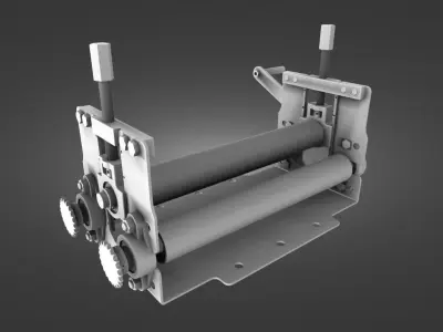 Ring Rollers - 450mm - Slip Rollers 3D print model