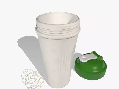Green Sports Shaker Cup 3D model