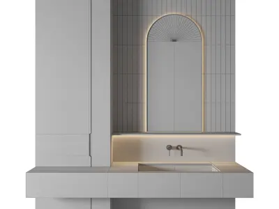 Luxury Bathroom 247 3D model
