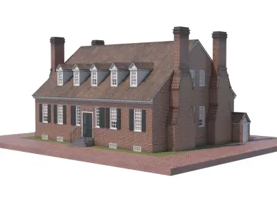 Historic George Washington House 3D model