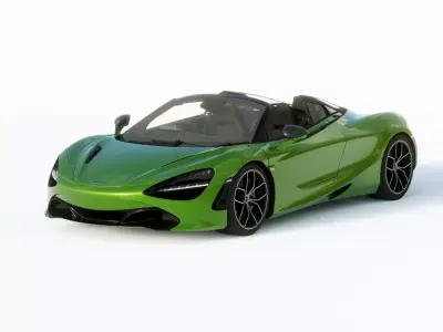 Mclaren 720S Spider 2019 3D model