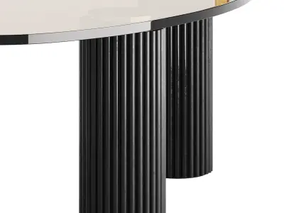 Modern Black Coffee Table 3D model