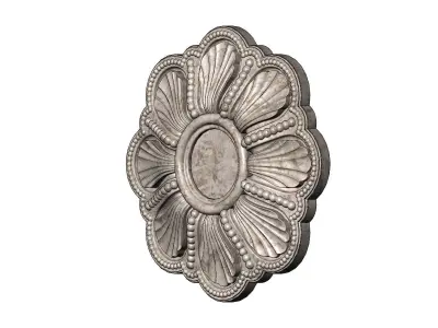 Rosette plaster molding N02 3D print model