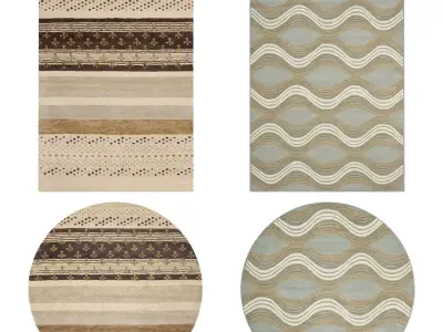 Rugs No 186 Low-poly 3D model
