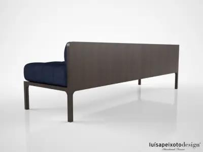 Luisa Piexoto Diamond bench 3D model