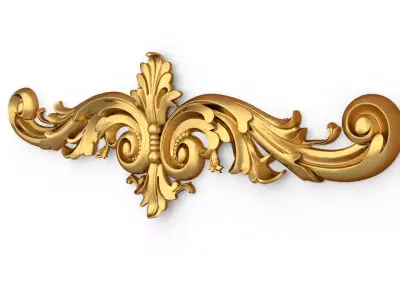 carved classic decorative ornament cnc 3d printing stl 61 3D model