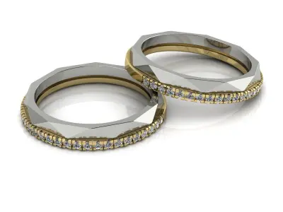 Graff Jewelry Ring Gold 3D print model