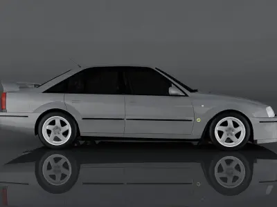 1990 Lotus Carlton Low-poly 3D model
