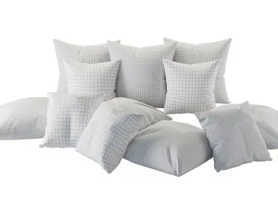 Decoration Pillows Set 2 3D model