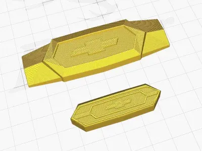 chevy el camino logos stl 3D print model