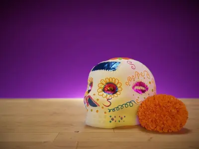 Calaverita de Azucar - Sugar Skulls  3D model