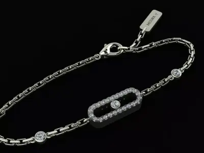 MESSIKA MOVE UNO PAVE 3D PRINTONG MODEL 3D print model