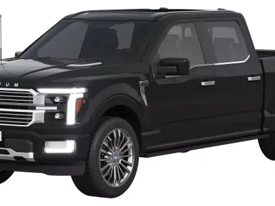 F-150 Platinum 2024 3D model