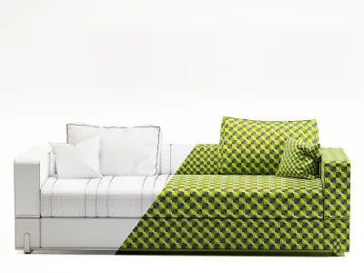 juliette italian sofa 3D model