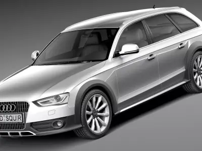 Audi A4 Allroad Quattro 2013 3D model