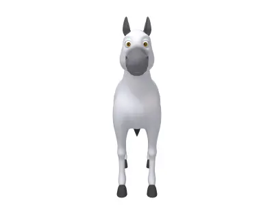 Horse Cartoon 3D model