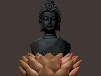Buddha for 3D Printing  3D print model