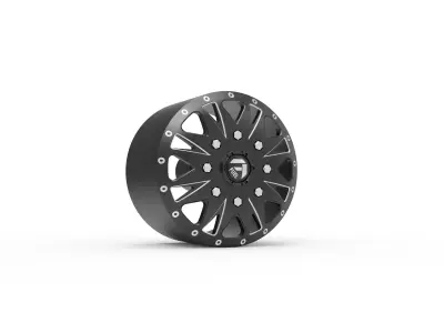 fuel off road FRONT THROTTLE wheel 3d print model 3D print model