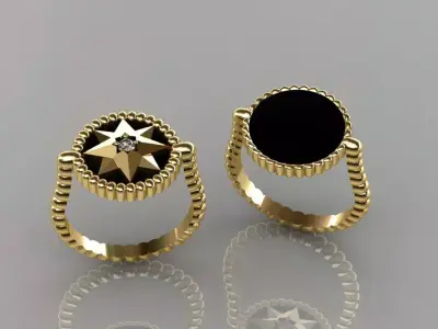 Women Ring 32 3D print model