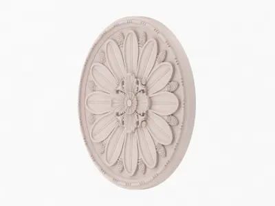Classic Ceiling Medallion 45 3D model