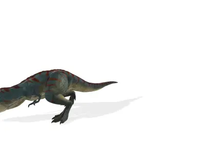Rampaging T-Rex Ferocious Animated Dinosaur 3D Model 3D model
