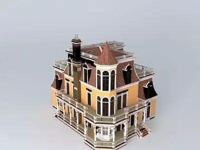 Victorian House Free 3D model
