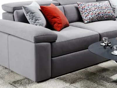 VAVICCI Diamante Corner Sofa 3D model