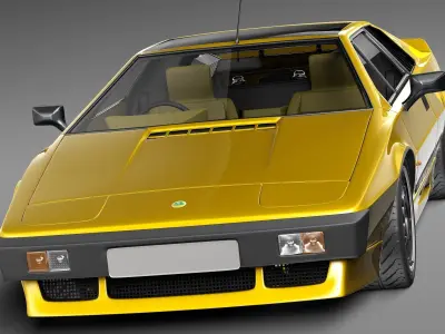 Lotus Esprit S2 Turbo 1978 3D model