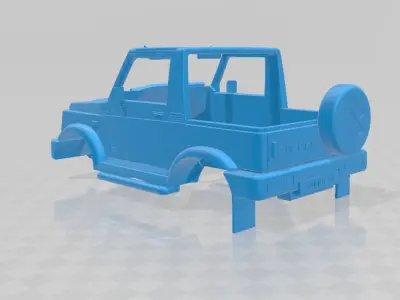 Suzuki Samurai Convertible - Body Car STL Model 3D print model