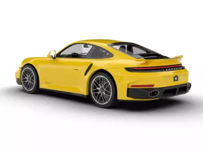 Porsche 911 Carrera Turbo S Aero 2026 3d model 3D model