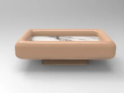 Cupi Coffee Table Low-poly 3D model