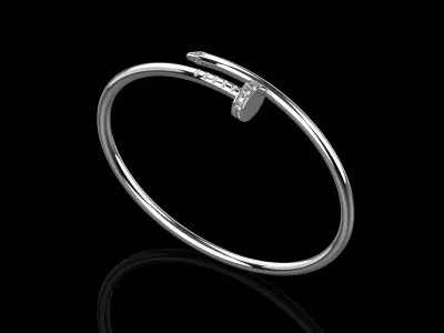 Juste un clou Bracelet 15 Size with Gems Small Verison N176 3D print model