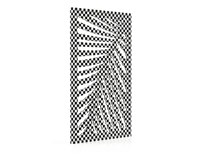 Decorative Pattern CNC Wall Partition 3d Panel 004 Free 3D model