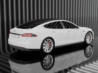 Tesla Model S car 3D model