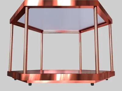 Glass Table 06 3D model